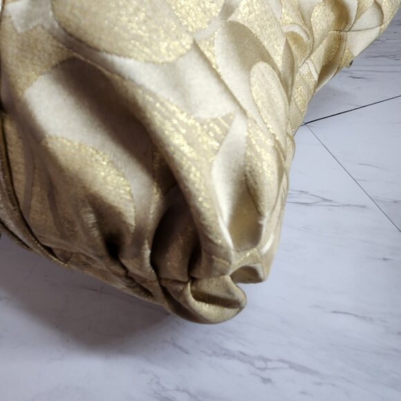 Coach Poppy Op Art Gold Signature C's Tote Bag Purse - Picture 12 of 16